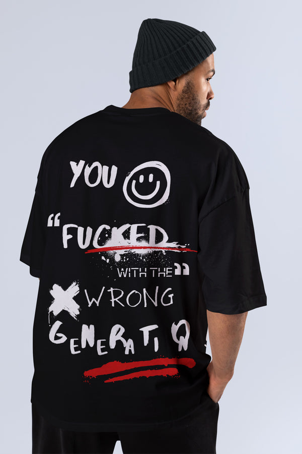 Rainboww's F*ck Generation Oversized Unisex T-Shirt - Rainboww