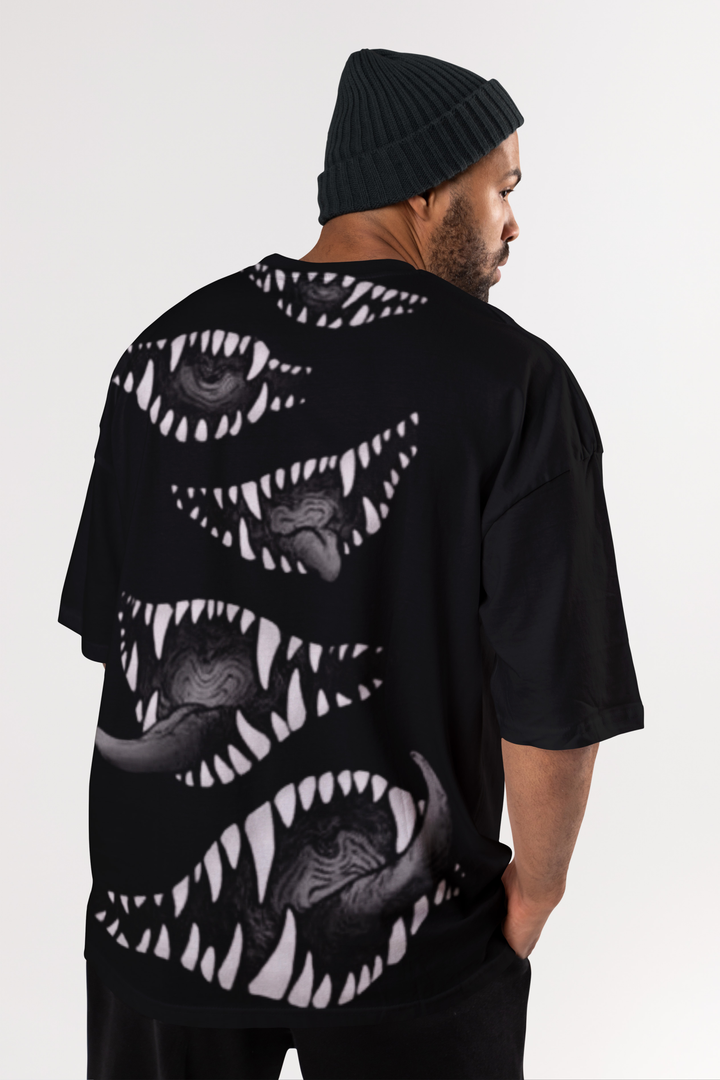 Rainboww Vampires Tongue Oversized T-Shirt Rainboww