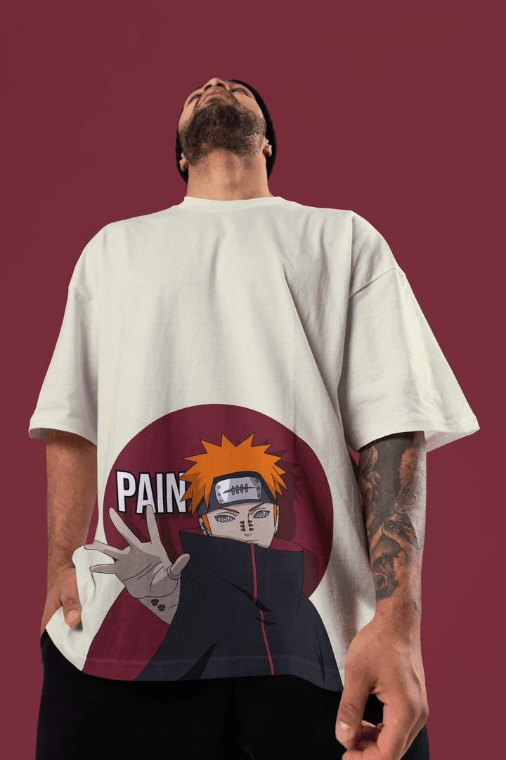 Rainboww's Pain Naruto Oversized T-Shirt - Rainboww