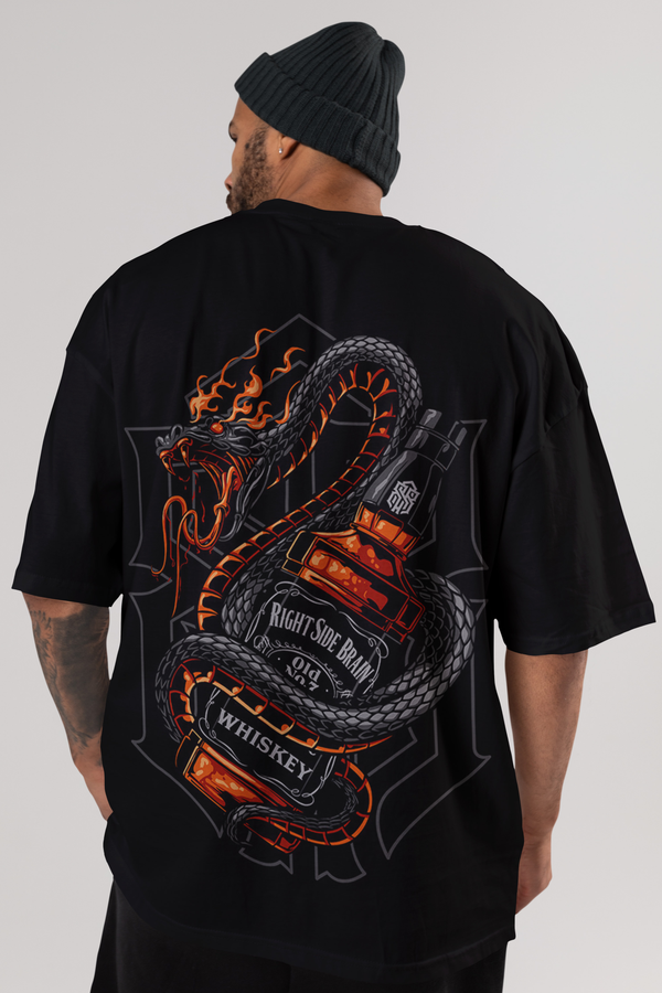 Rainboww's Flame Coil Oversized T-Shirt Rainboww