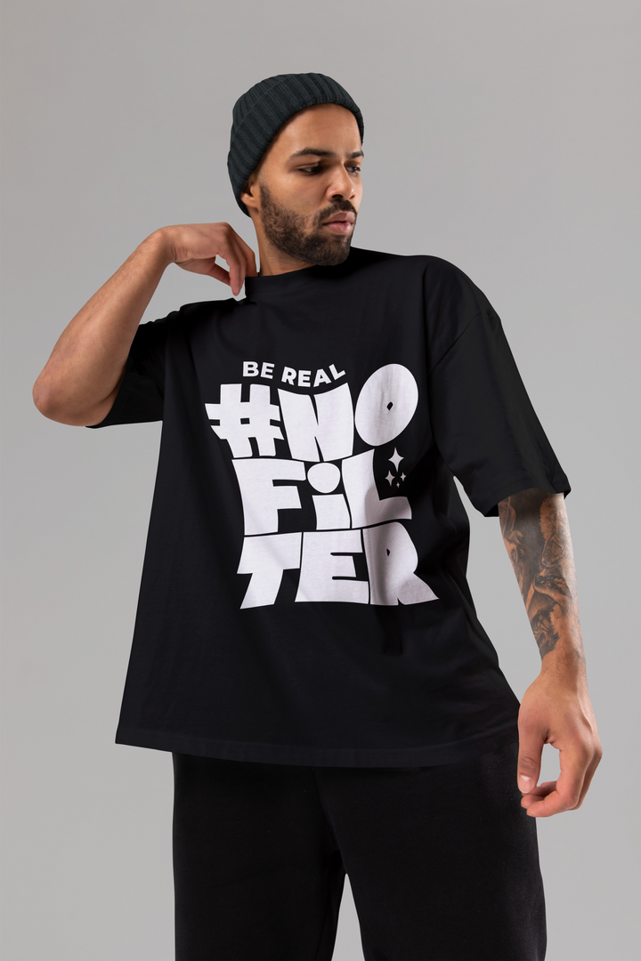 Rainboww's No Filter Oversized T-Shirt - Rainboww