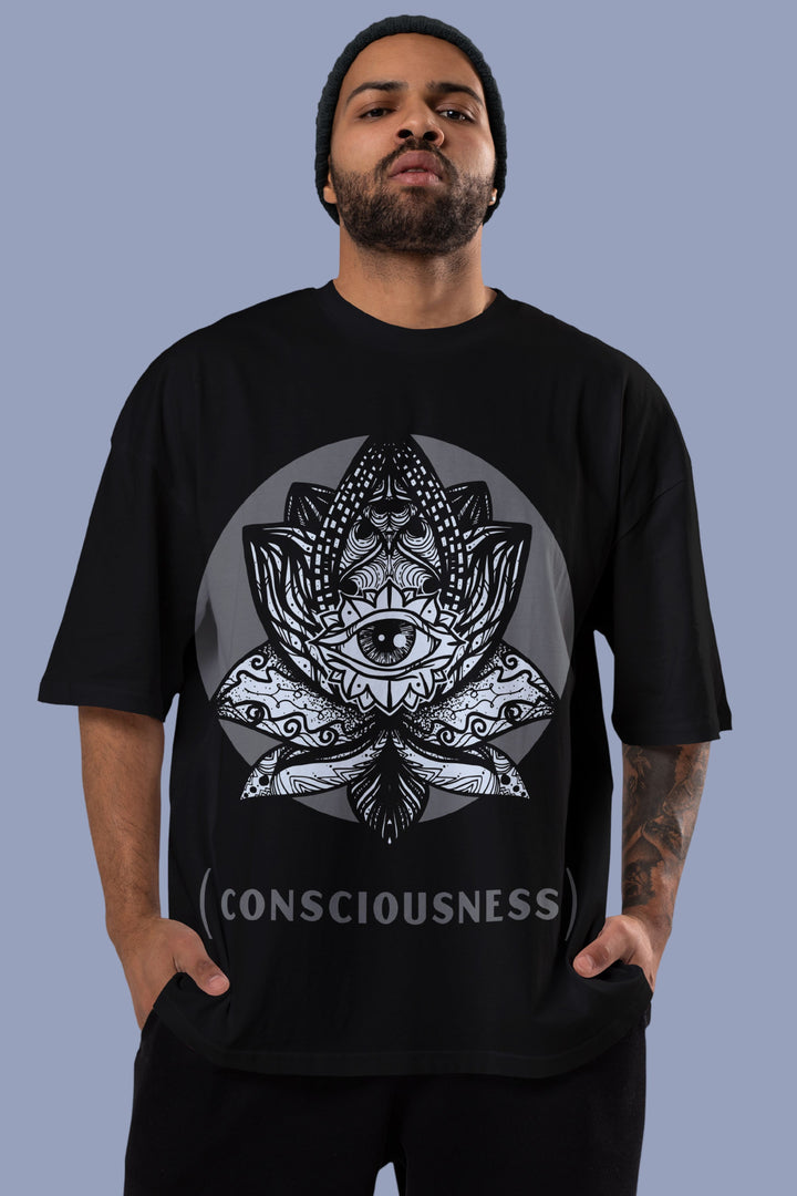 Rainboww A Magic Lotus With Consciousness Oversized T-Shirt Rainboww