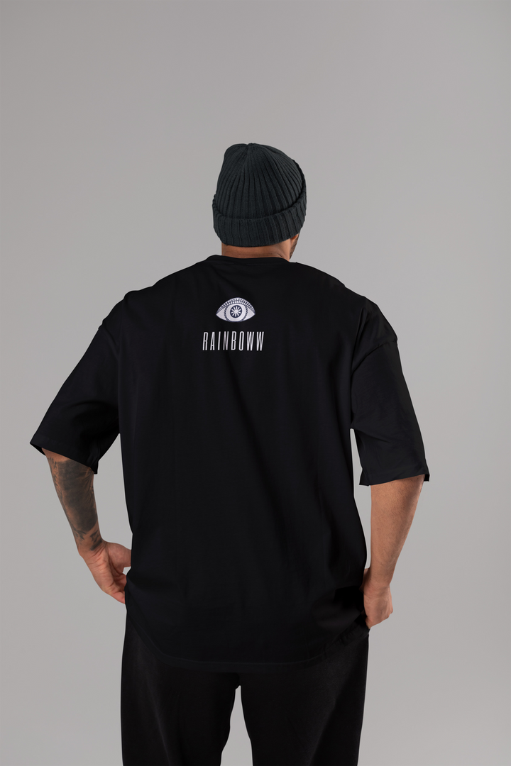 Rainboww's HarmonyHand Oversized T-Shirt - Rainboww