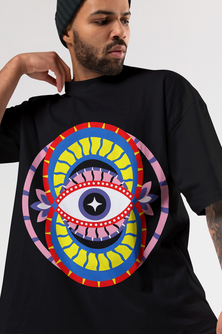 Rainboww's Magic Eye Oversized T-Shirt Rainboww