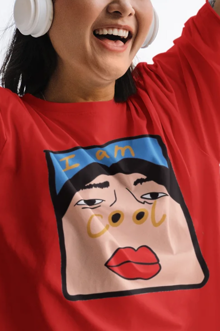Rainboww I'm Cool Oversized T-Shirt - Rainboww