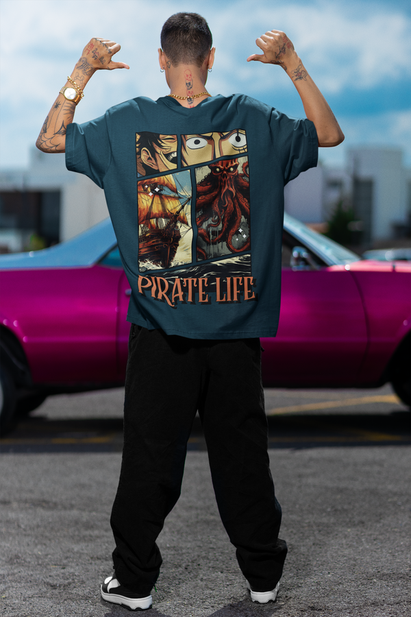 Pirate Life Unisex Oversized T-Shirt