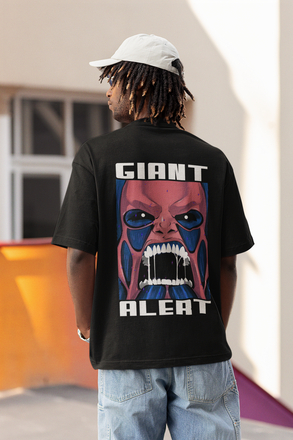 Rainboww Giant Alert Oversized T-Shirt