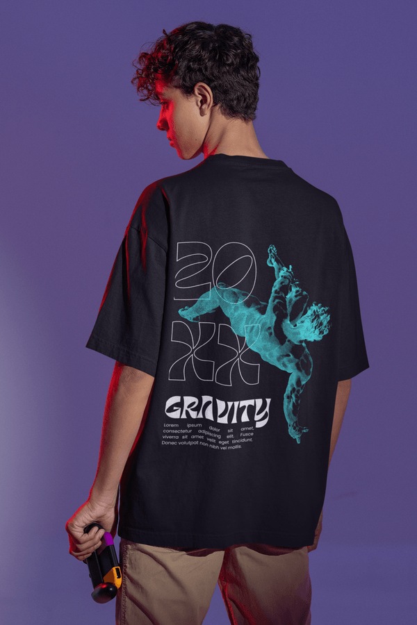 Rainboww Trendy Gravity Oversized T-shirt