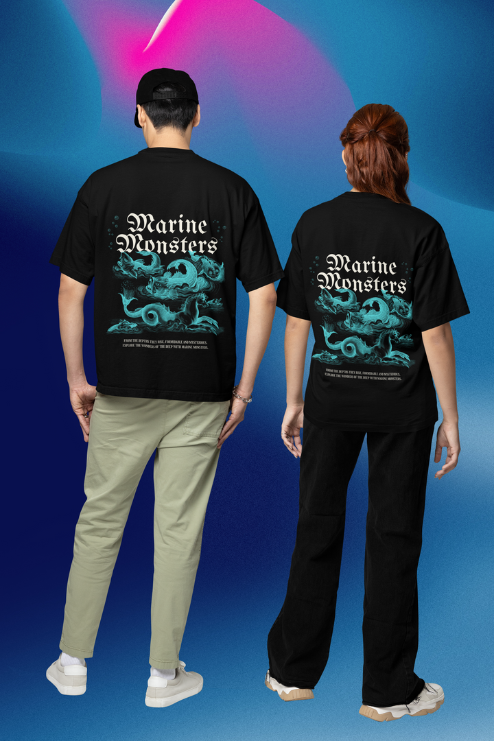 Rainboww Marine Monster Oversized T-Shirt - Rainboww