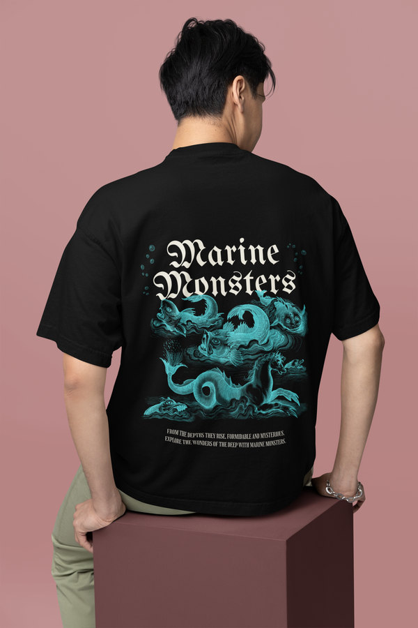 Rainboww Marine Monster Oversized T-Shirt