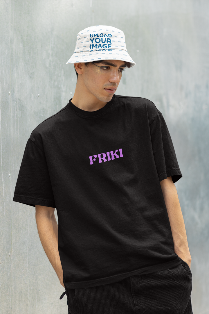 Rainboww Alien Themed Oversized T-Shirt - Rainboww