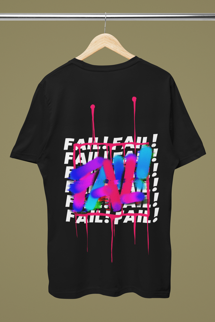 Rainboww Fail Oversized T-Shirt - Rainboww