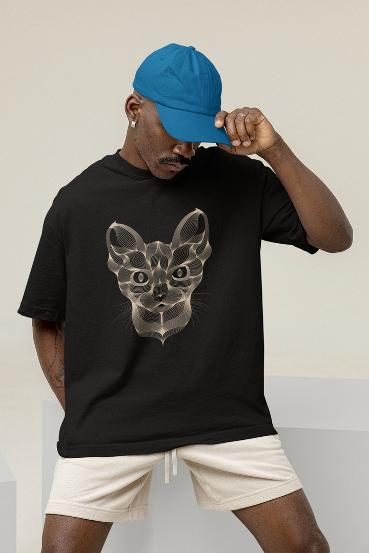 Rainboww meow Oversized T-Shirt - Rainboww