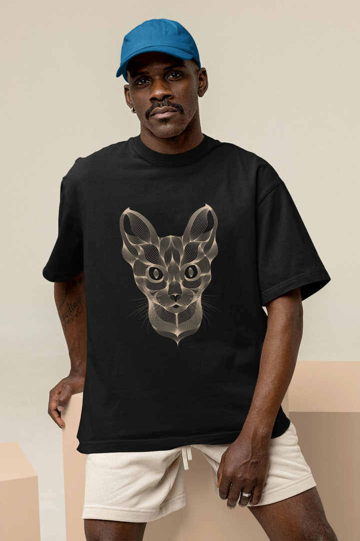 Rainboww meow Oversized T-Shirt - Rainboww
