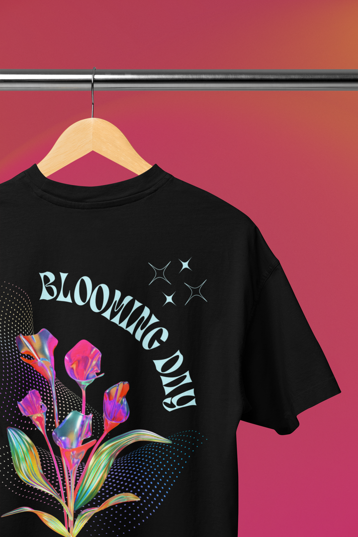 Rainboww Flower Blooming Day Oversized T-Shirt - Rainboww