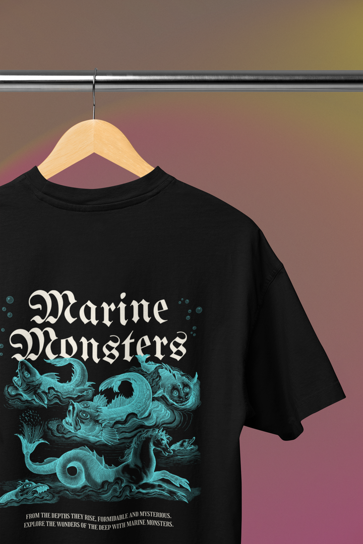 Rainboww Marine Monster Oversized T-Shirt - Rainboww