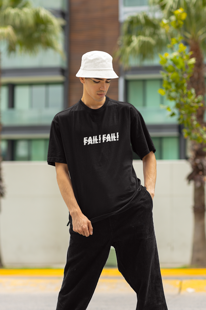 Rainboww Fail Oversized T-Shirt - Rainboww