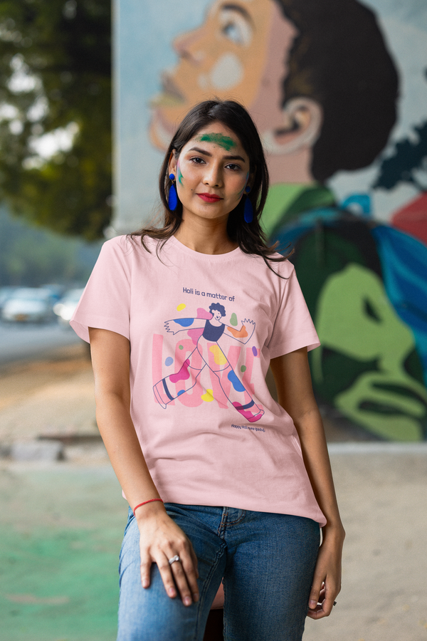 Rainboww Holi Love Special Regular T-Shirt For
